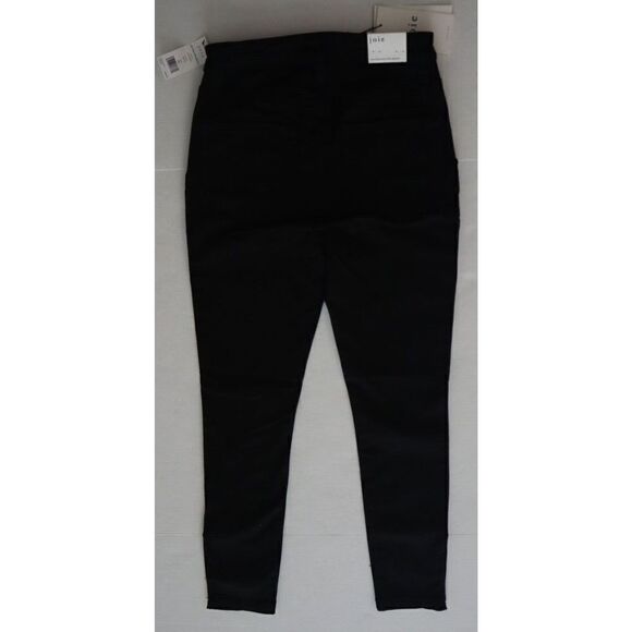 Joie Jeans Women’s Sz 24 Caviar Black High Rise Park Skinny Zip Ankle Pants $228 - Picture 4 of 11